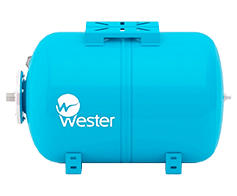 Гидроаккумулятор WESTER горизонтальный WAO